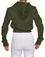 Zip-Up Crop Hoodie