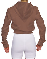 Zip-Up Crop Hoodie