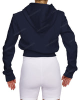 Zip-Up Crop Hoodie