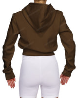 Zip-Up Crop Hoodie