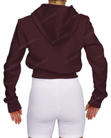 Zip-Up Crop Hoodie