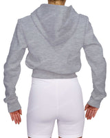 Zip-Up Crop Hoodie