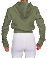Zip-Up Crop Hoodie