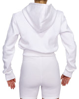Zip-Up Crop Hoodie