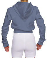 Zip-Up Crop Hoodie