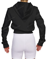 Zip-Up Crop Hoodie