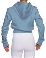 Zip-Up Crop Hoodie