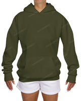 Oversized Wrap Hood Drop Shoulder Hoodie