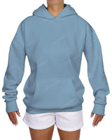 Oversized Wrap Hood Drop Shoulder Hoodie