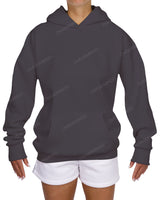 Oversized Wrap Hood Drop Shoulder Hoodie