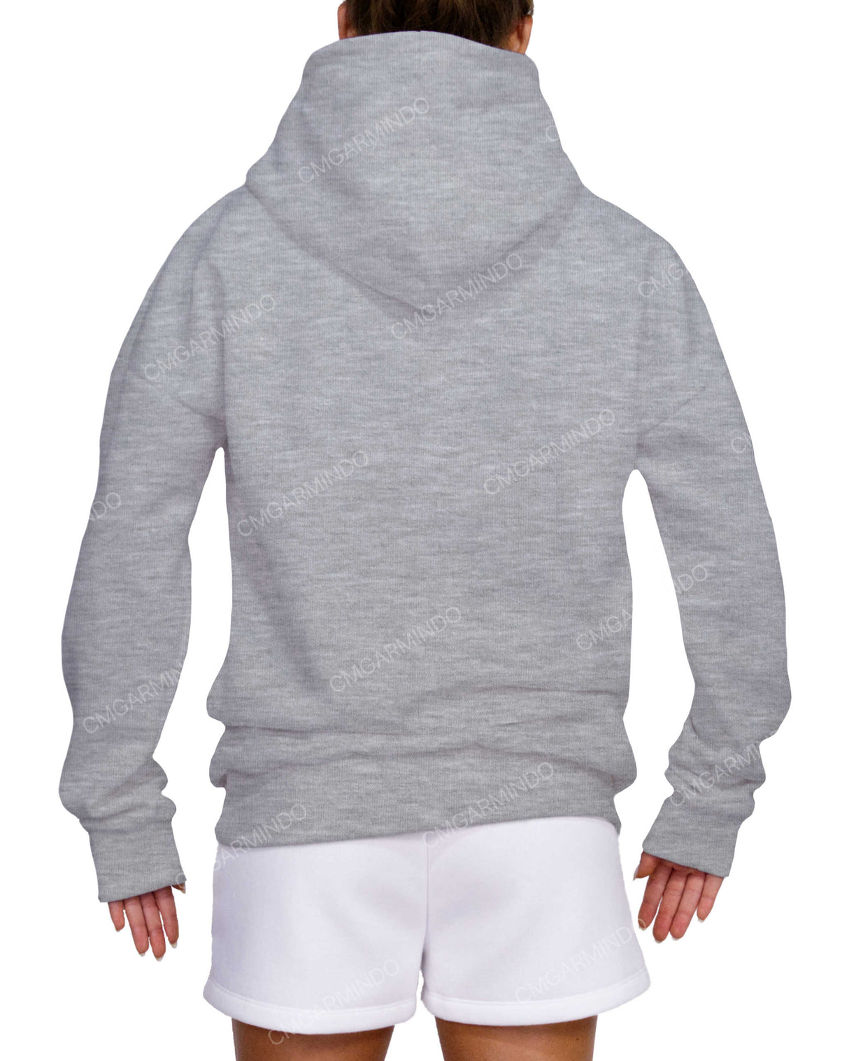 Oversized Wrap Hood Drop Shoulder Hoodie