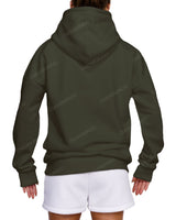 Oversized Wrap Hood Drop Shoulder Hoodie