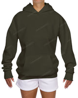 Oversized Wrap Hood Drop Shoulder Hoodie