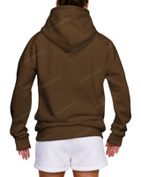 Oversized Wrap Hood Drop Shoulder Hoodie
