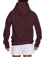 Oversized Wrap Hood Drop Shoulder Hoodie