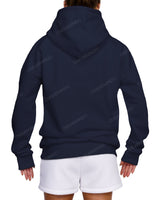 Oversized Wrap Hood Drop Shoulder Hoodie