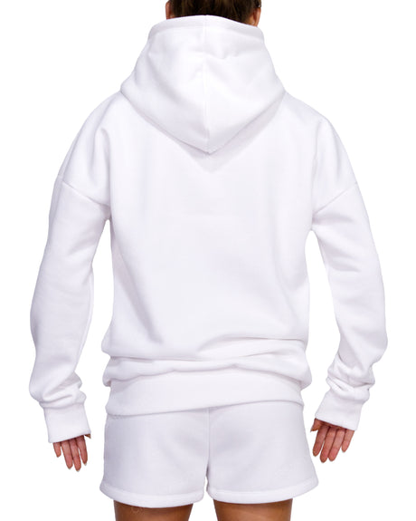 Oversized Wrap Hood Drop Shoulder Hoodie