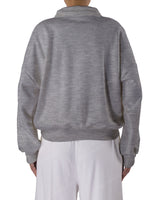 High Neck Multipanel Sweatshirt