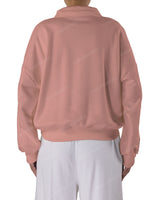 High Neck Multipanel Sweatshirt