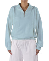 High Neck Multipanel Sweatshirt