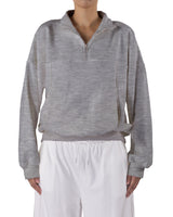 High Neck Multipanel Sweatshirt