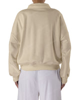 High Neck Multipanel Sweatshirt
