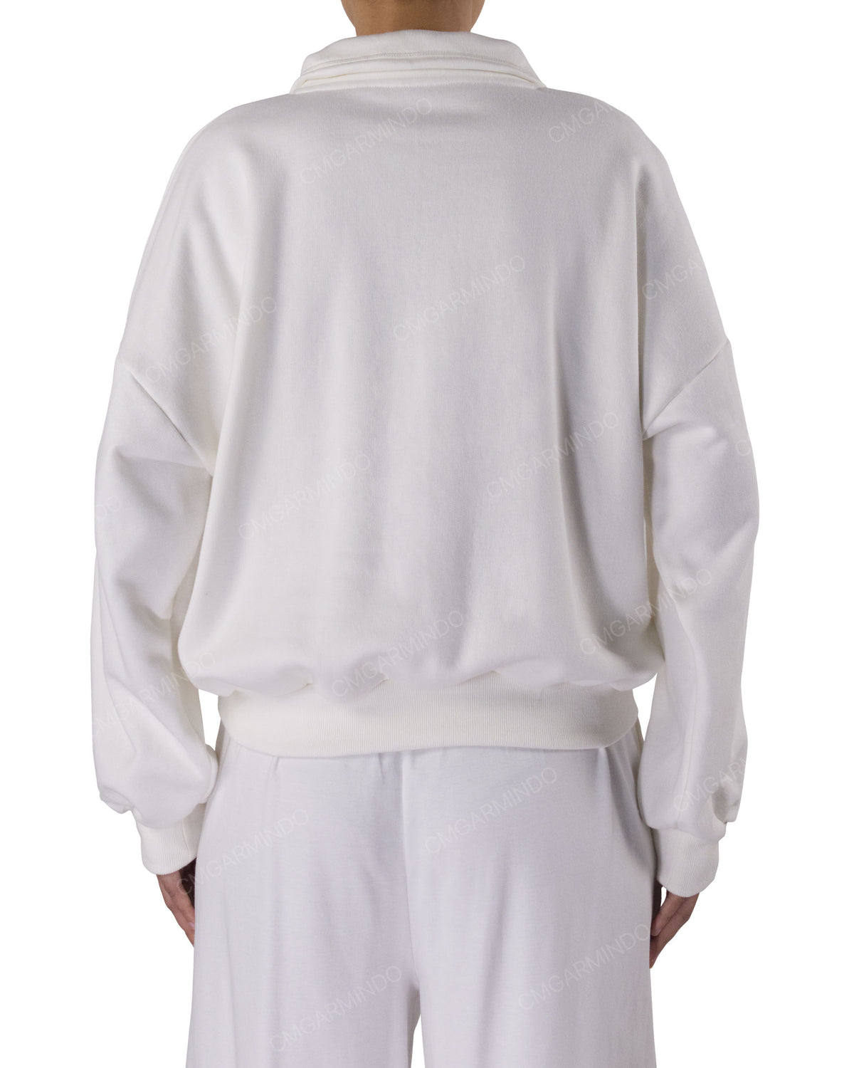 High Neck Multipanel Sweatshirt