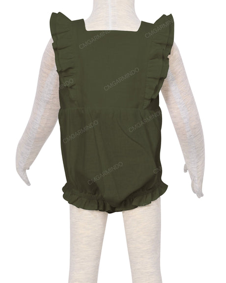 Ruffle Shoulder Onesie