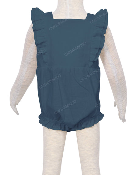 Ruffle Shoulder Onesie