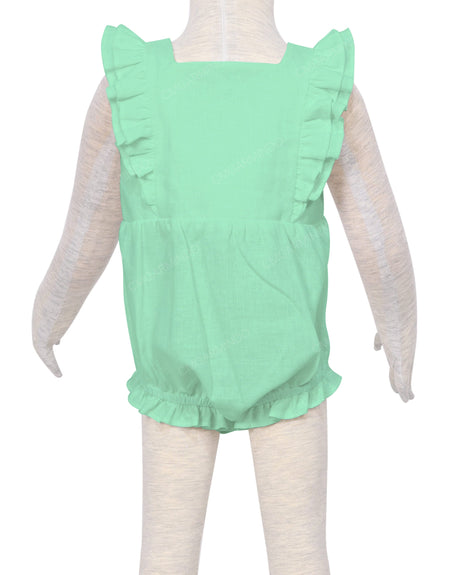 Ruffle Shoulder Onesie