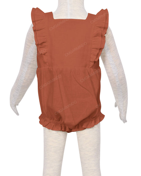 Ruffle Shoulder Onesie