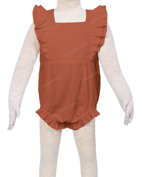 Ruffle Shoulder Onesie