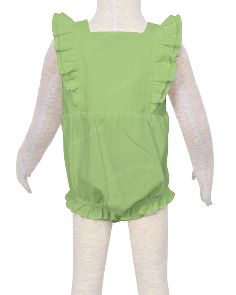 Ruffle Shoulder Onesie