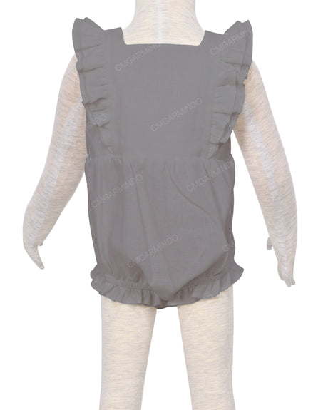 Ruffle Shoulder Onesie