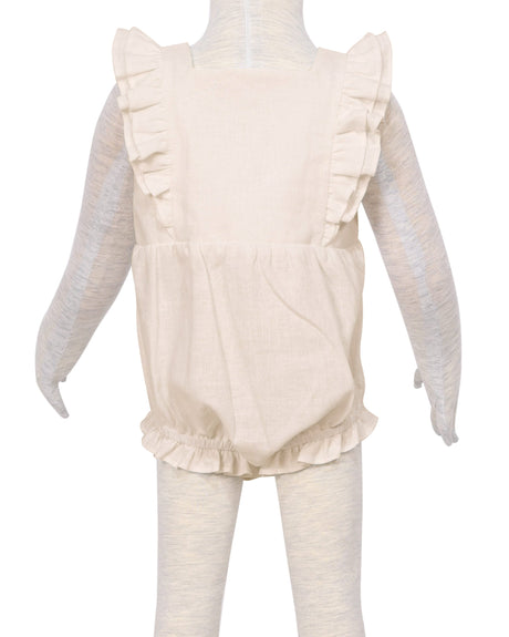 Ruffle Shoulder Onesie