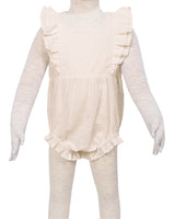 Ruffle Shoulder Onesie