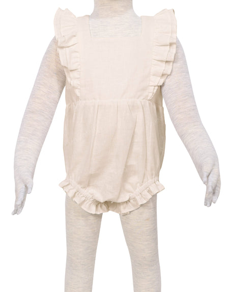 Ruffle Shoulder Onesie