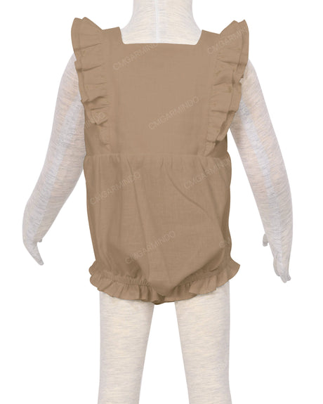Ruffle Shoulder Onesie