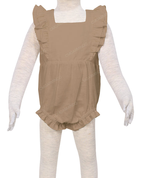 Ruffle Shoulder Onesie