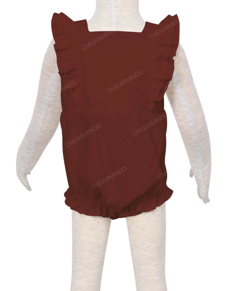 Ruffle Shoulder Onesie