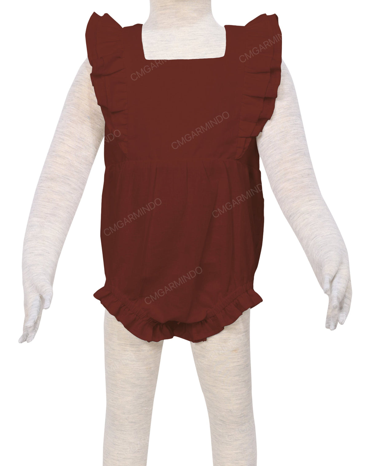 Ruffle Shoulder Onesie