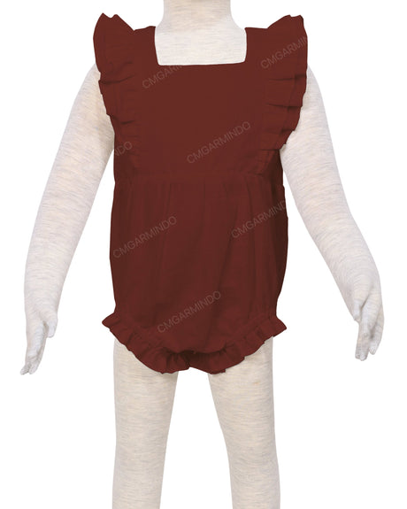 Ruffle Shoulder Onesie