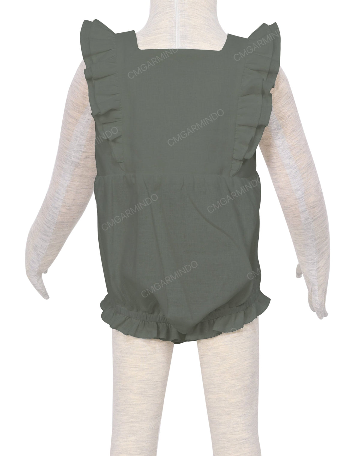 Ruffle Shoulder Onesie