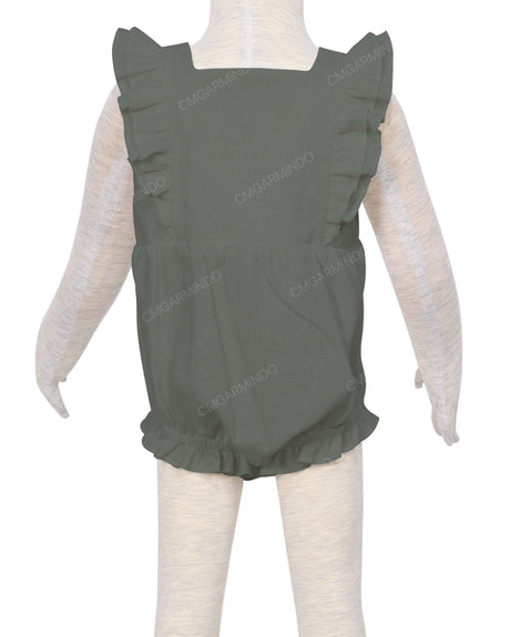 Ruffle Shoulder Onesie
