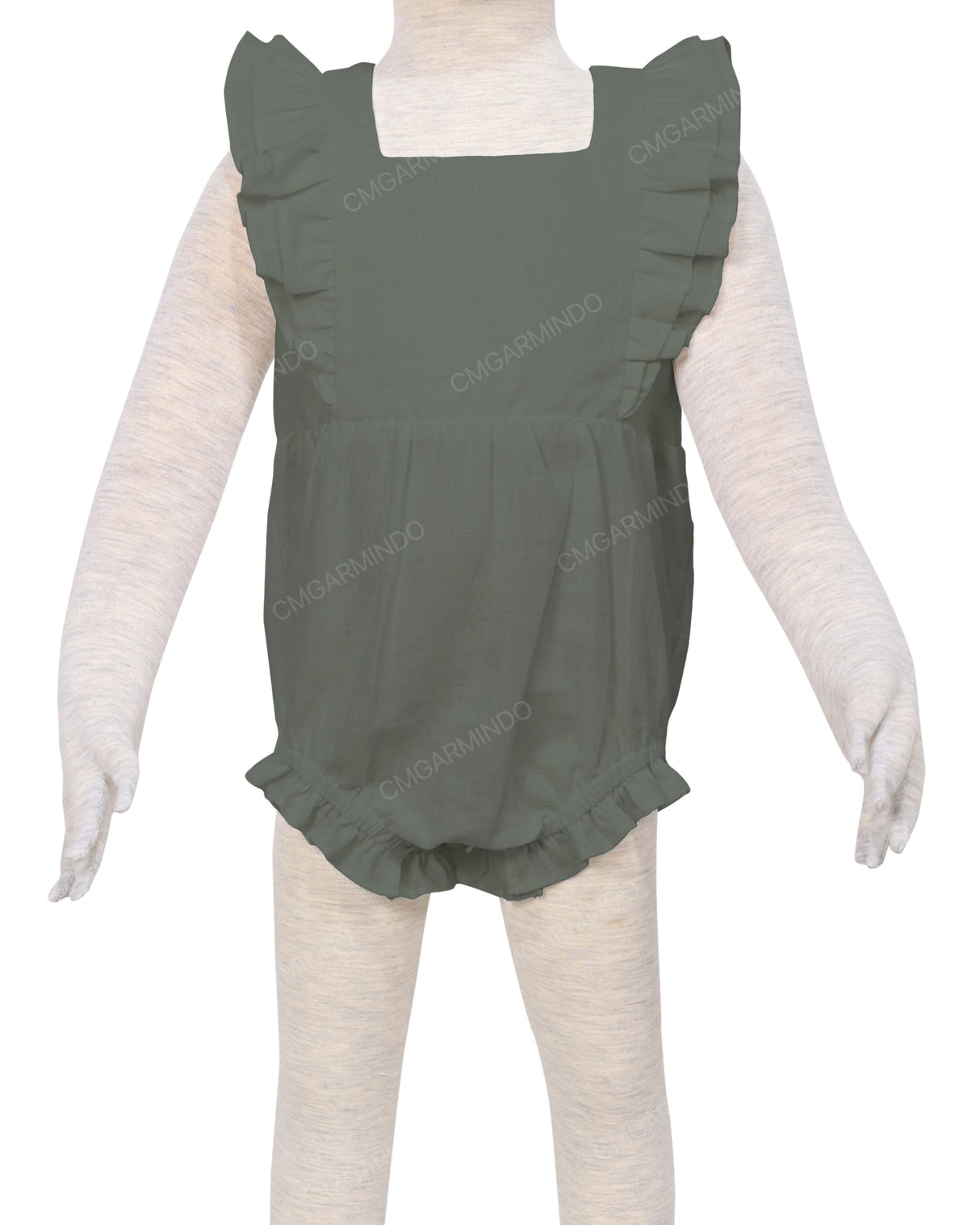 Ruffle Shoulder Onesie