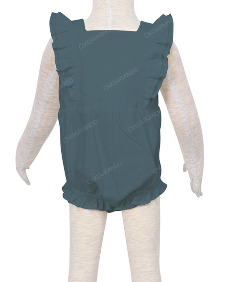Ruffle Shoulder Onesie