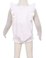 Ruffle Shoulder Onesie