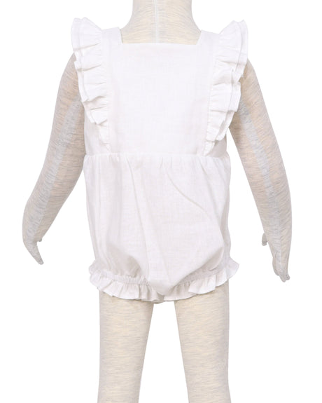 Ruffle Shoulder Onesie