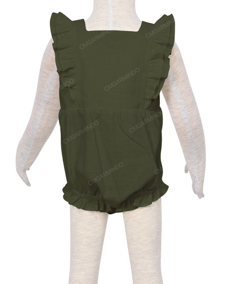 Ruffle Shoulder Onesie