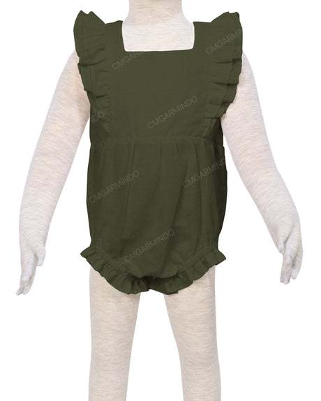 Ruffle Shoulder Onesie